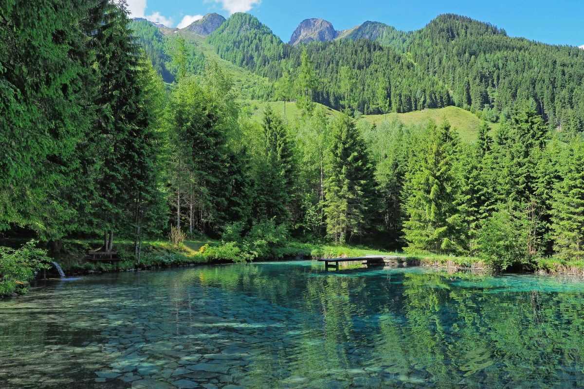 Bad Fusch mit Bergsee