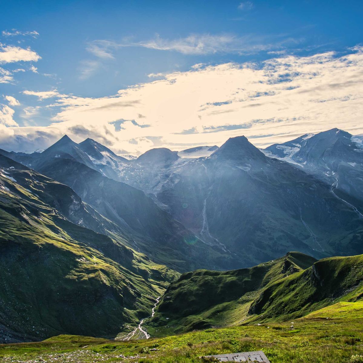 Großglockner Hochalpenstraße in der Region
