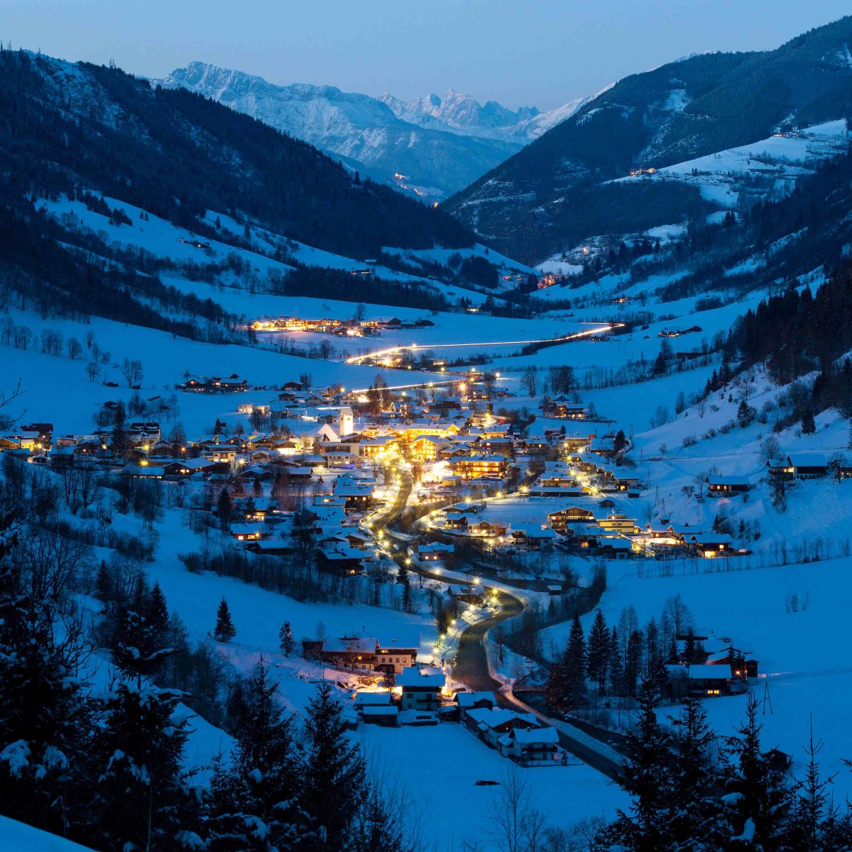Abendstimmung in Fusch am Großglockner