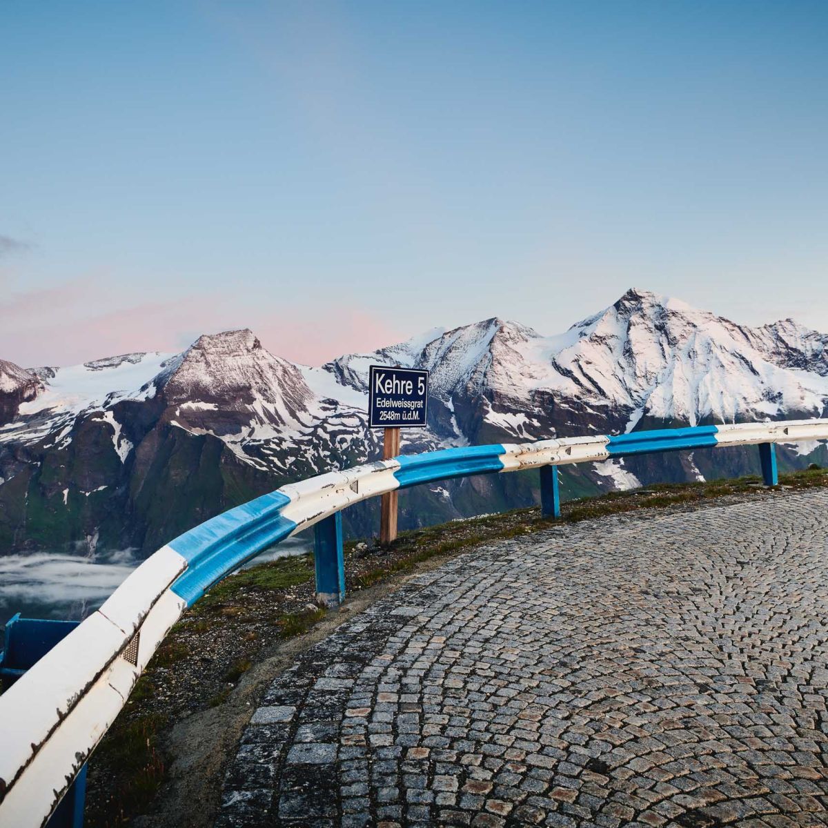 Kehre auf der Großglockner Hochalpenstraße