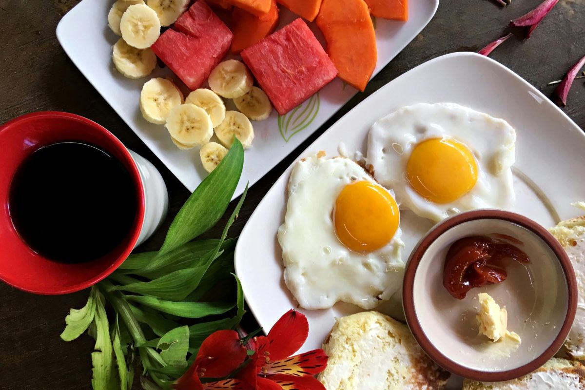 Frühstück mit regionalen Produkten