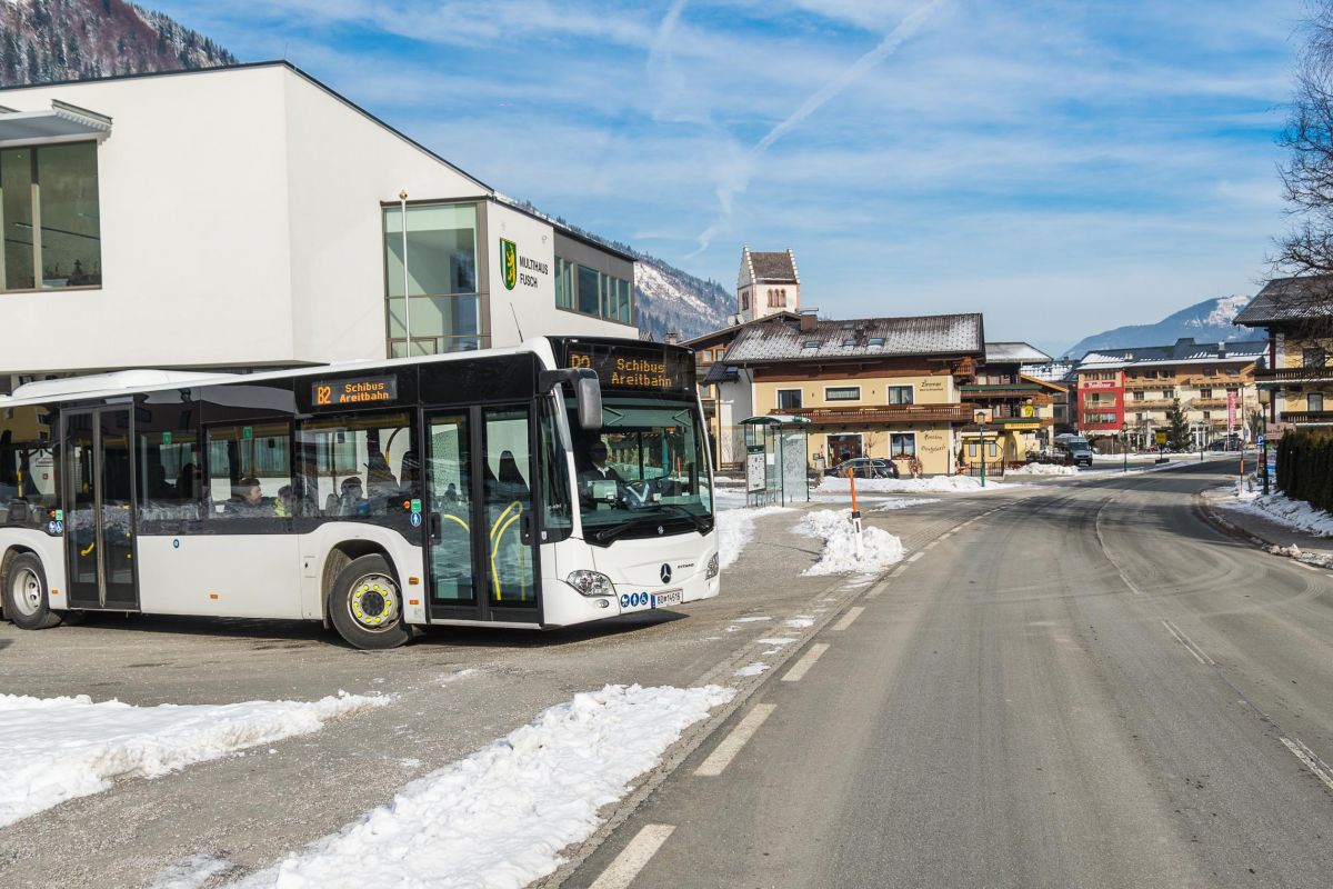 Skibus in Fusch am Großglockner