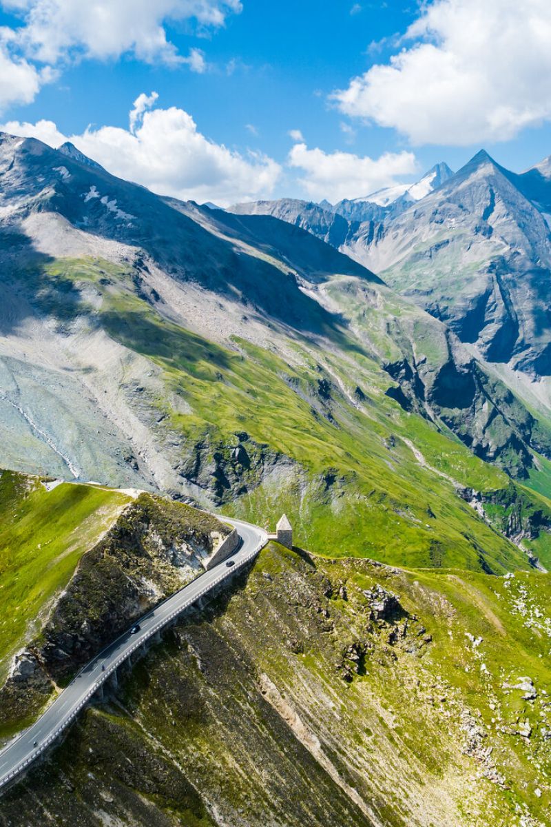 Blick am Fuscher Törl