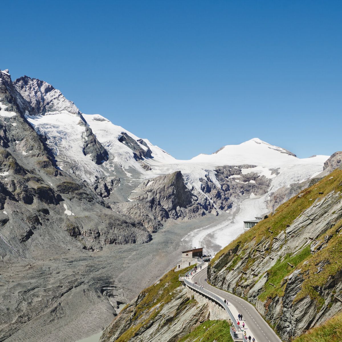 Großglockner und Pasterze