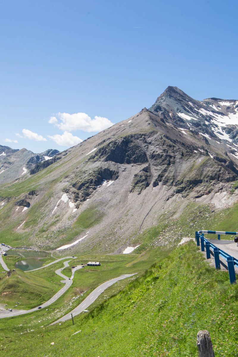Motorrad auf der Edelweißspitze