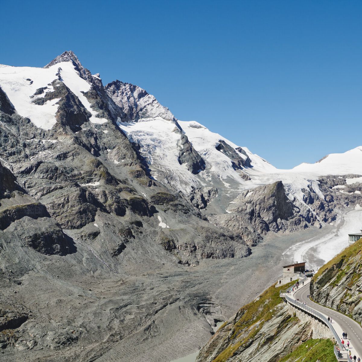 Großglockner und Pasterze